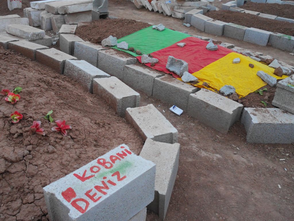 YPG graves in Suruç last year. ©2014 Derek Henry Flood
